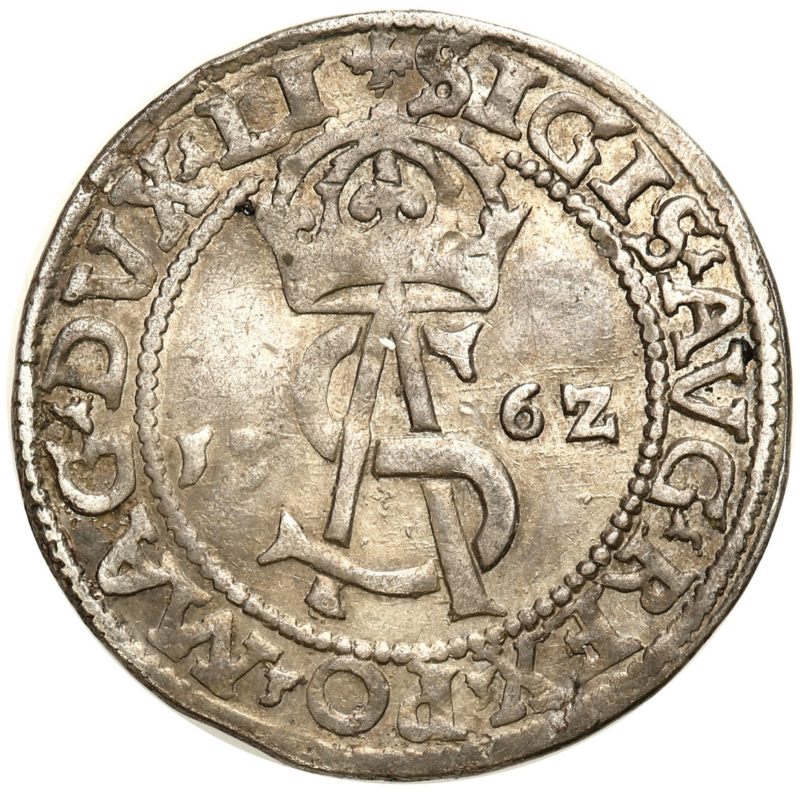 Zygmunt II August. Trojak 1562, Wilno